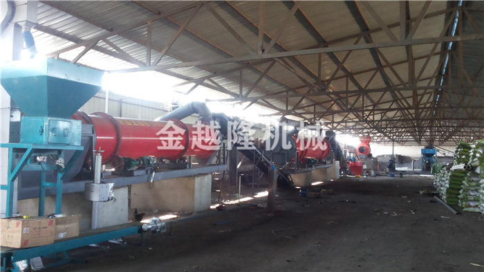 有機肥、生物有機肥擠壓造粒生產(chǎn)線(圖1)